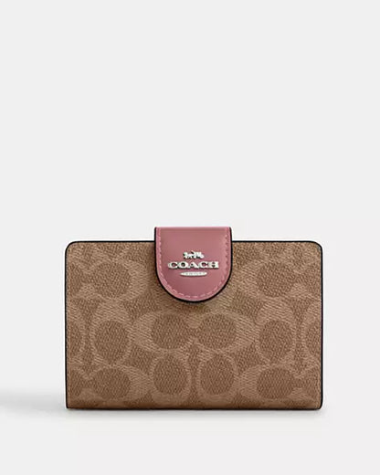 Coach medium corner zip wallet