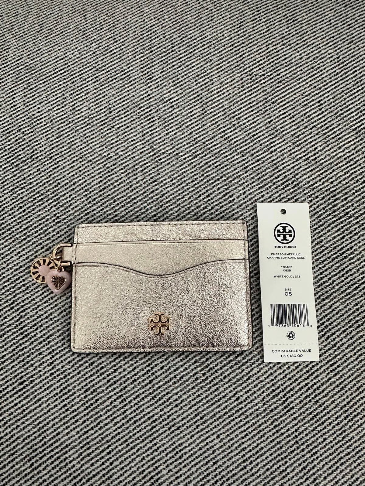 Tory Burch Gold Cardholder