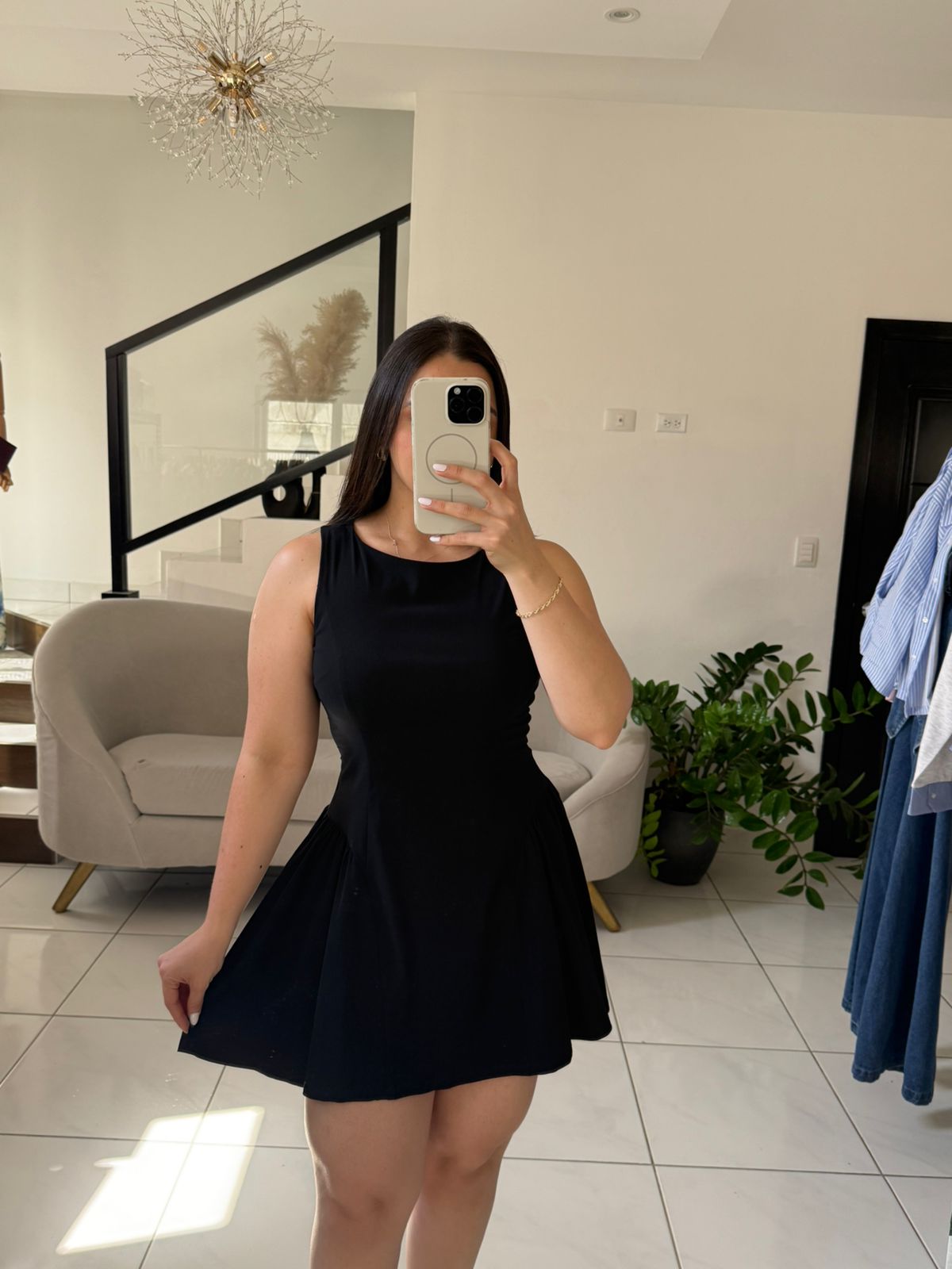 Solid Black Dress