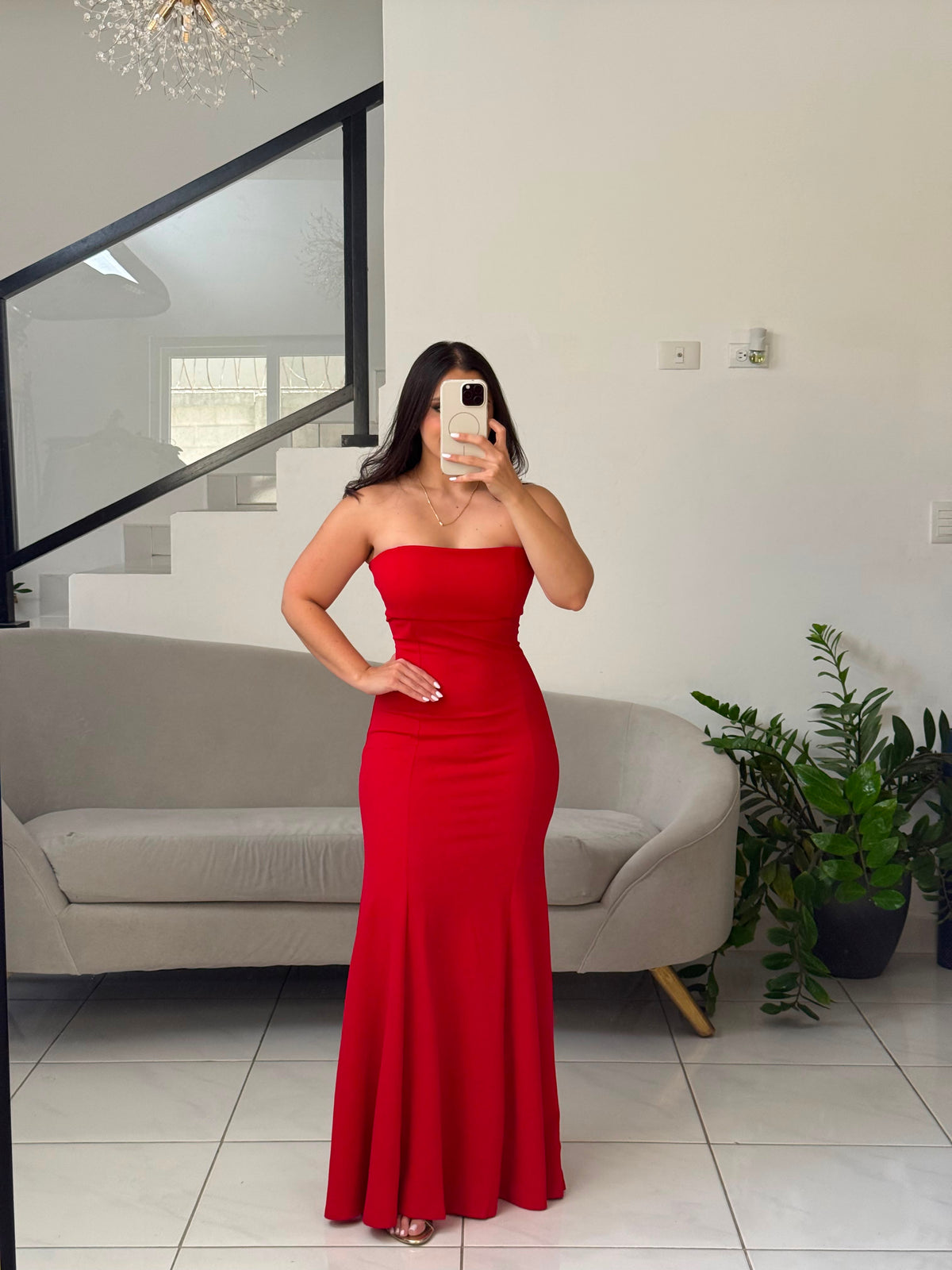 Laced Maxi Dress