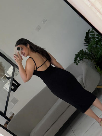 Ruched Midi Dress
