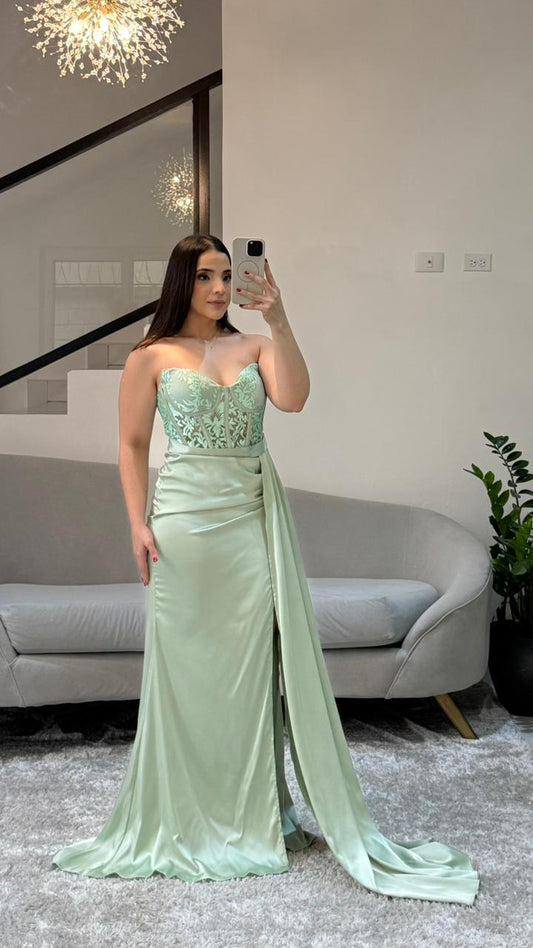 Vestido Corset Menta