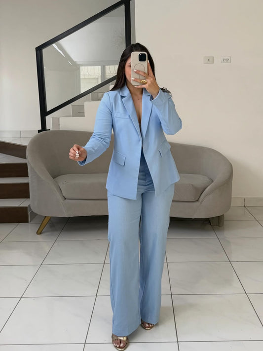 Linen Blue Set