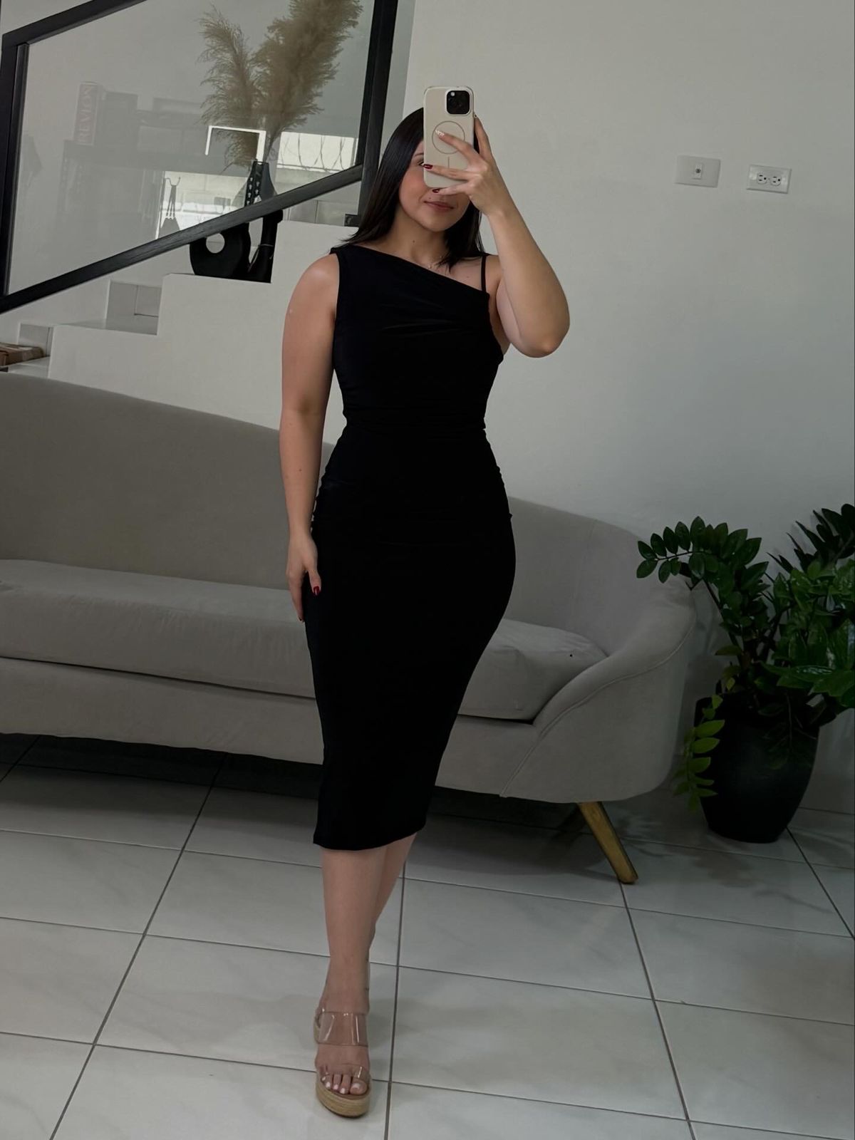 Ruched Midi Dress