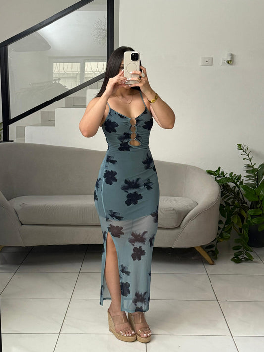 Printed taight Dress