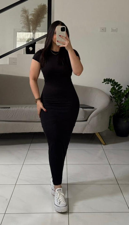 Basic Maxi Tight Dress