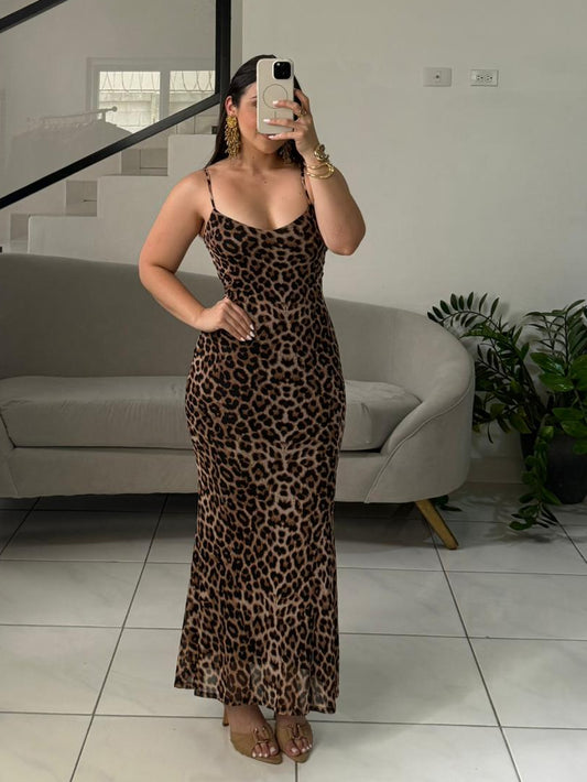 Leopard Maxi Dress
