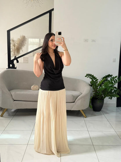 Blacky Halter Dress