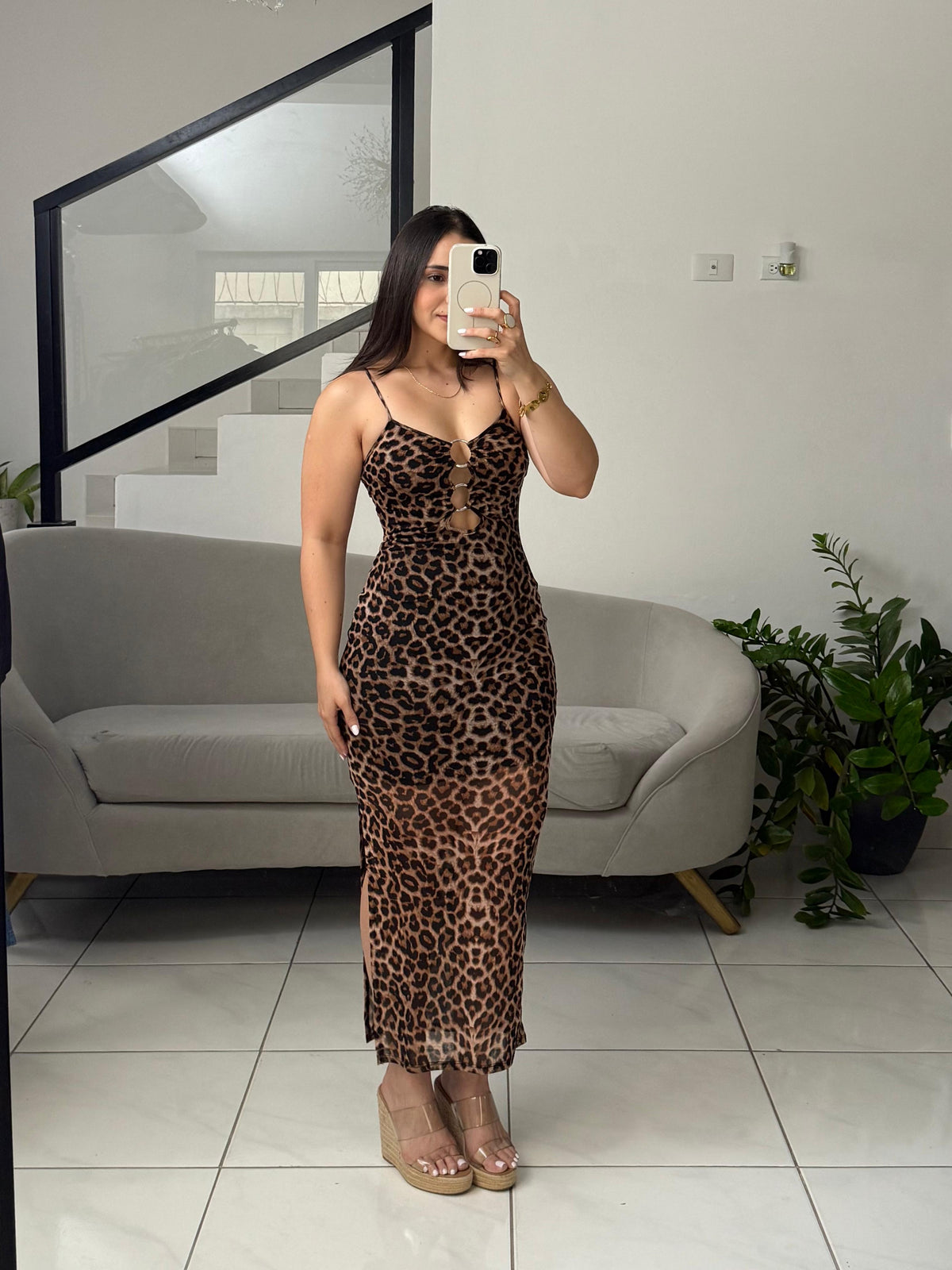 Printed taight Dress