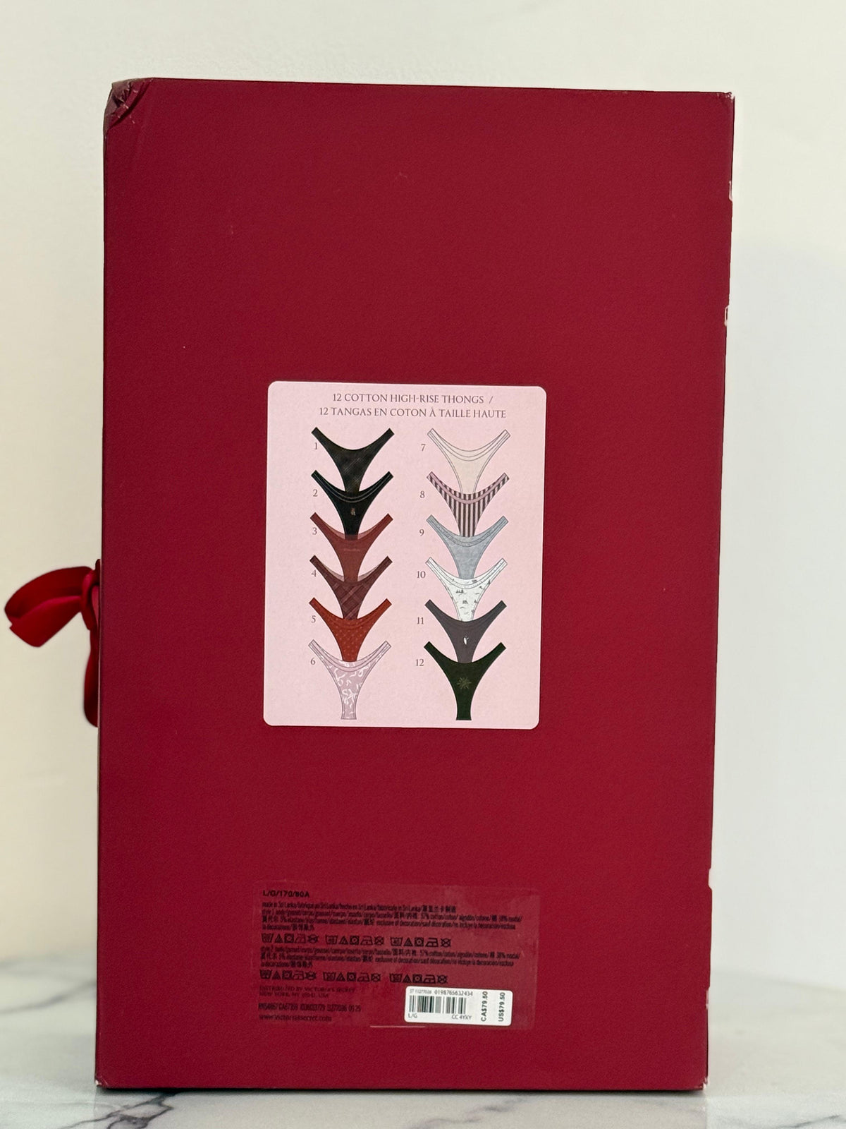 Victoria Secret Thong Panty Advent Calendar