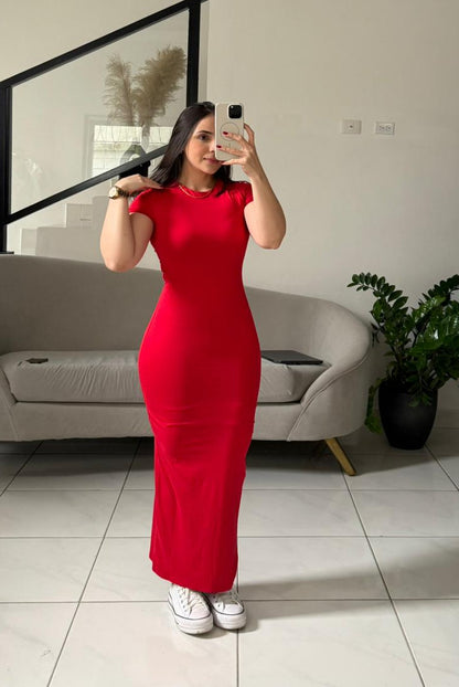 Basic Maxi Tight Dress