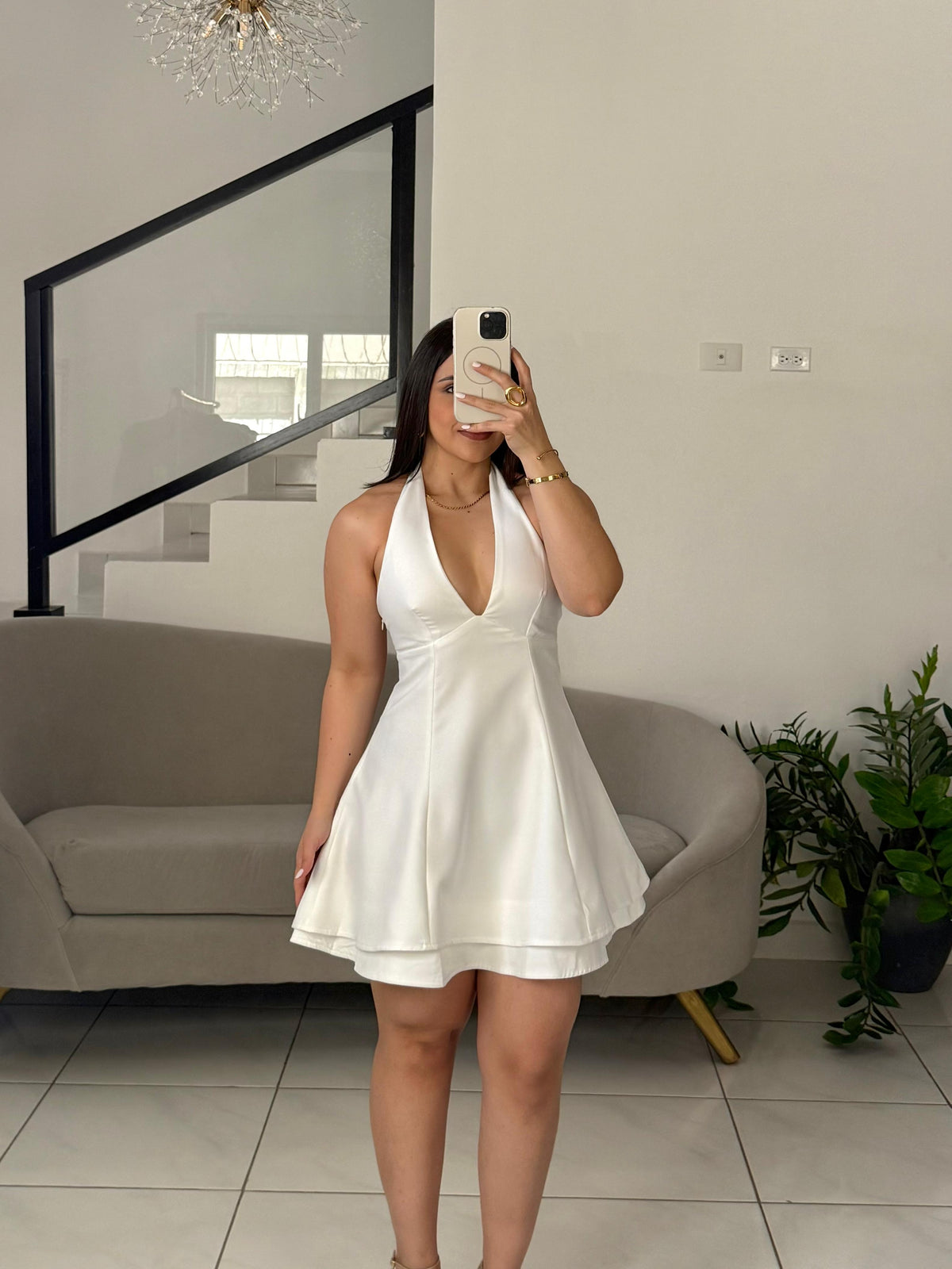Halter Fit dress