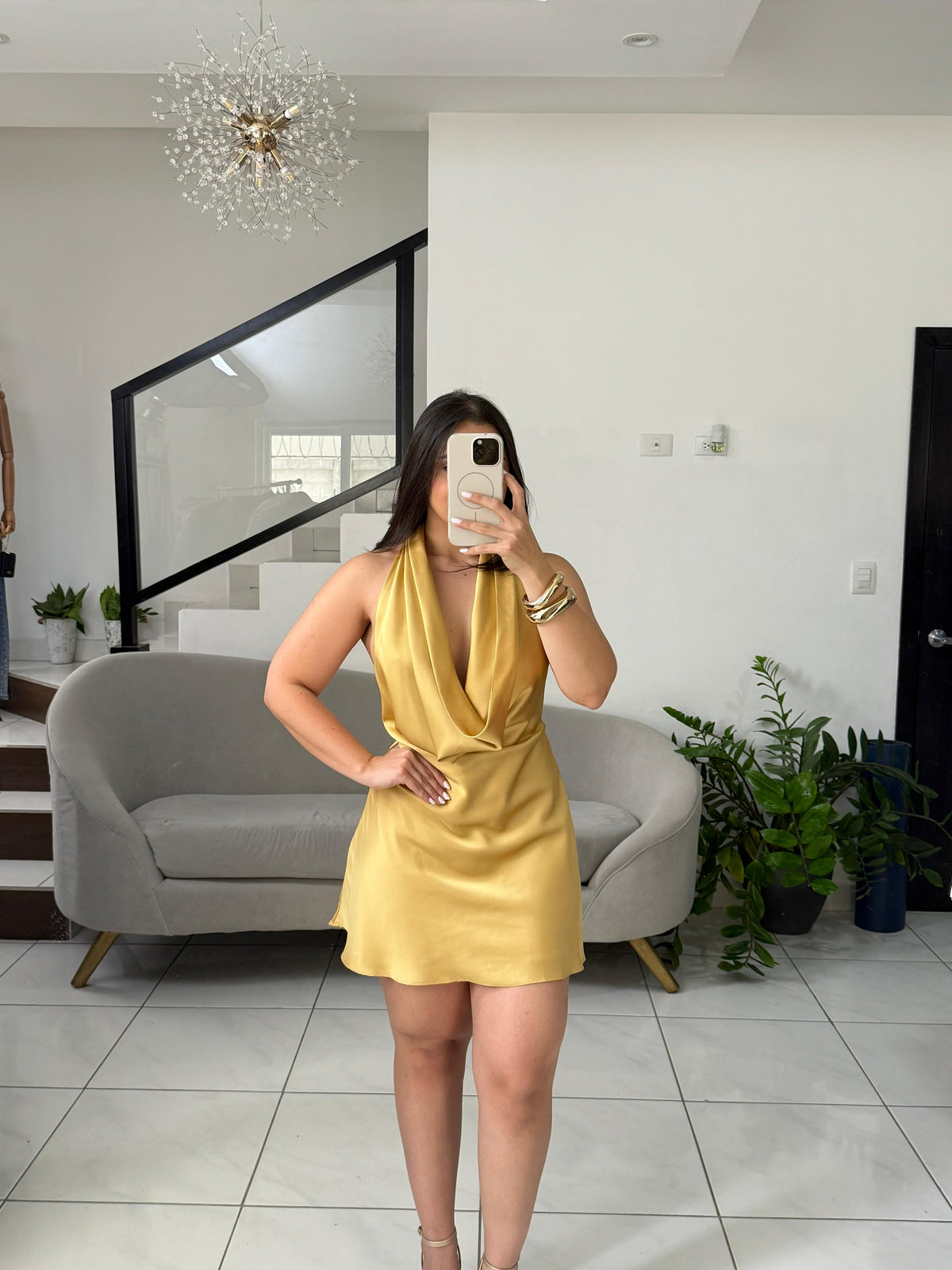 Gold Dress