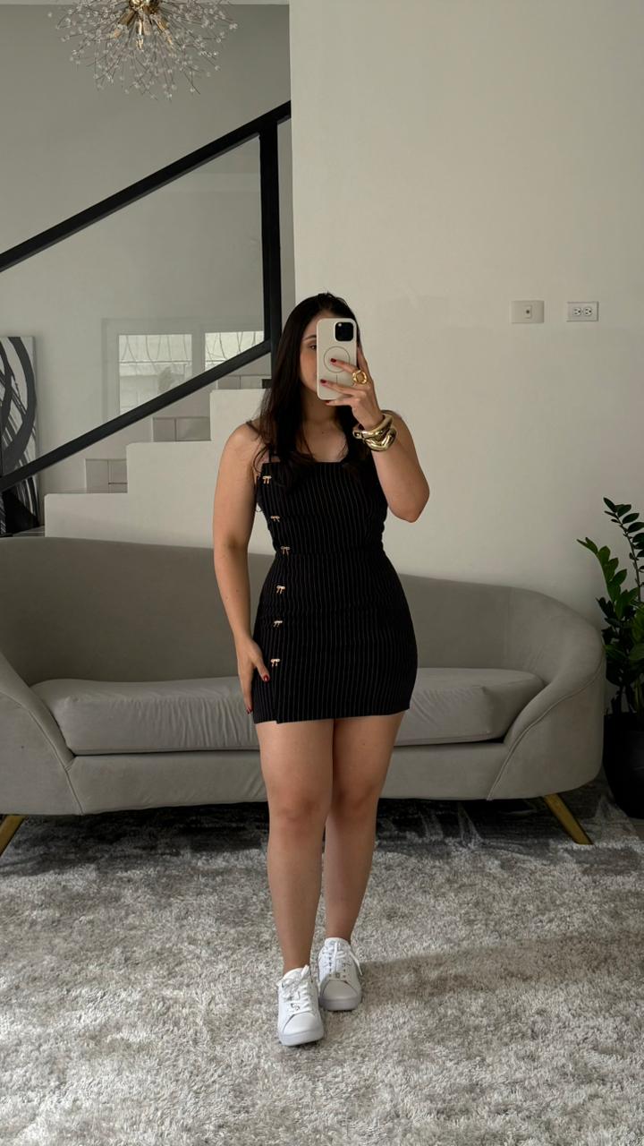 Vestido mini bow
