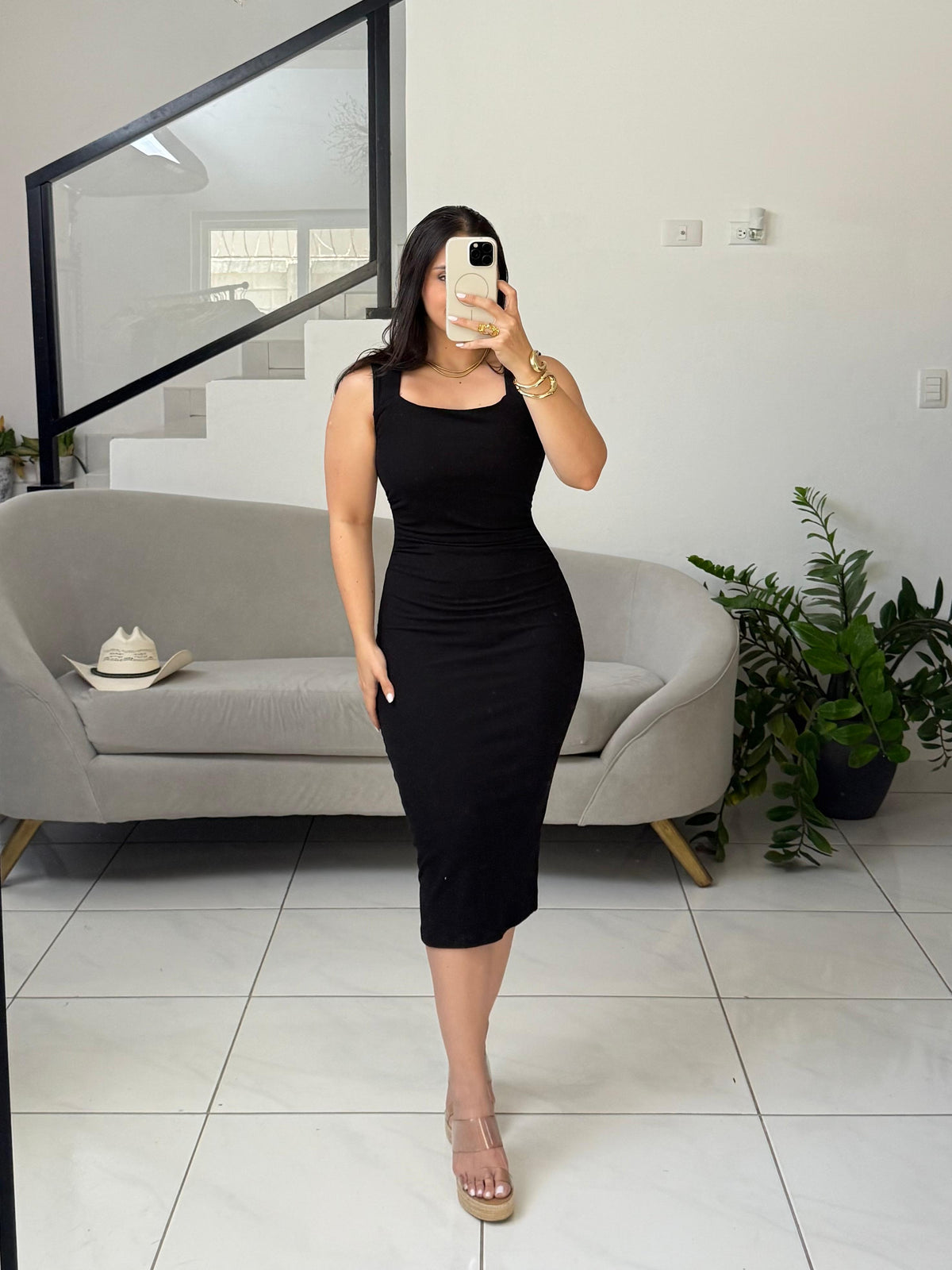 Tight Square Dress