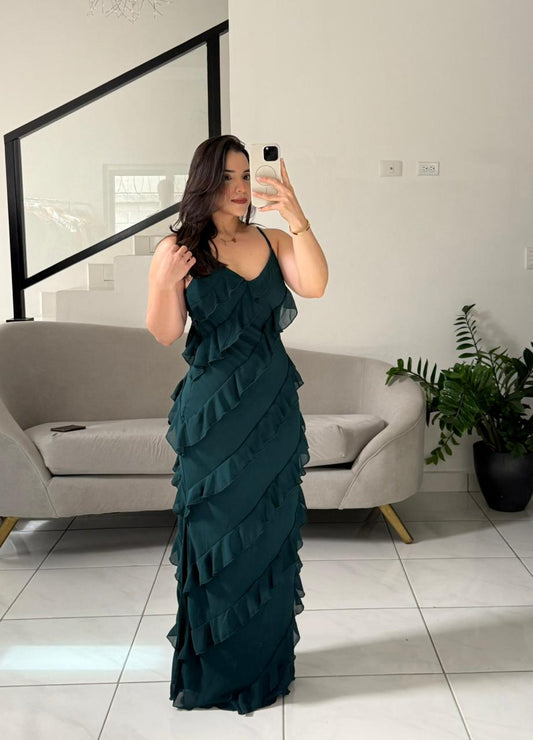 Asymetrical Tiered Dress