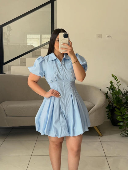 Bubble Sleeve Dress