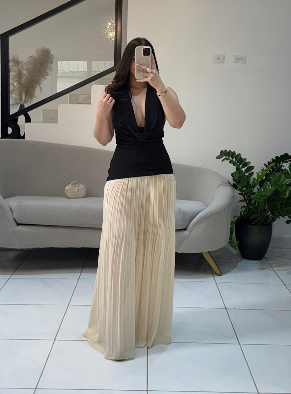 Blacky Halter Dress